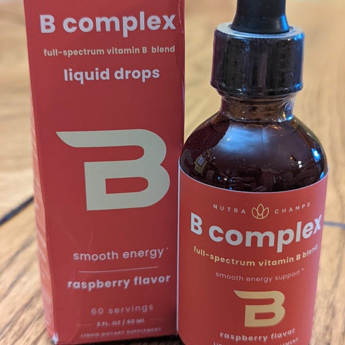 user image by @sandragutting, NutraChamps Vitamin B Complex Full Spectrum Liquid Drops- 2 fl oz