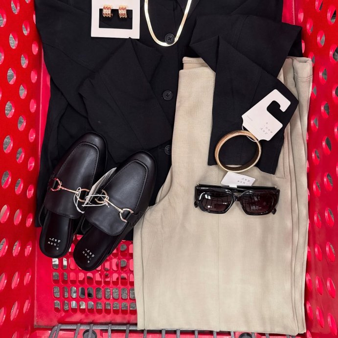 user image by @_targetxbri, Women's Plain Weave Shirt Jacket - A New Day™ Black