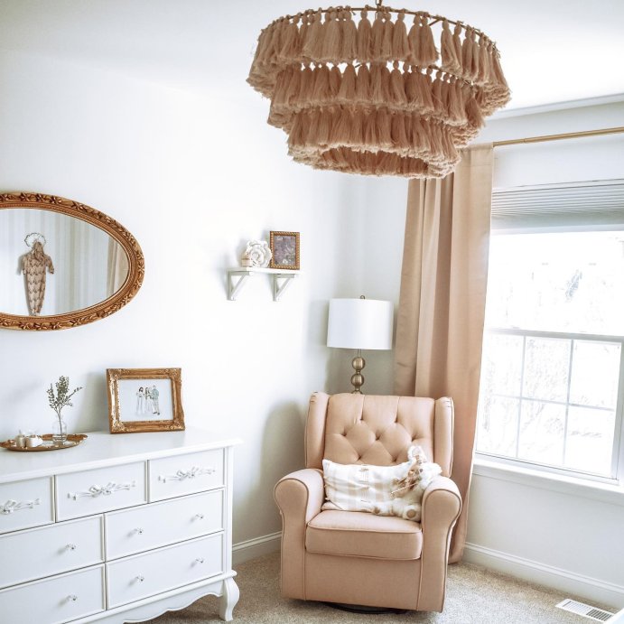 user image by @sunflower.mama, Delta Children&#174; Emma Nursery Glider Swivel Rocker Chair