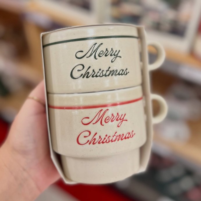user image by @momlifeandstylefinds, Set of 2 14.5oz &#39;Merry Christmas&#39; Holiday Mug Green/Red - Hearth &#38; Hand&#8482; with Magnolia