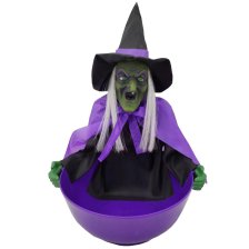 Shop For Living Light Up Animated Candy Bowl Witch, 10-in and more