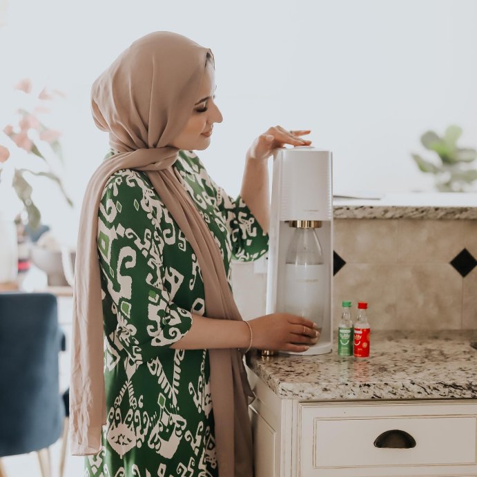 user image by @simplyfalaksid, SodaStream Terra Sparkling Water Maker with CO2 and Carbonating Bottle