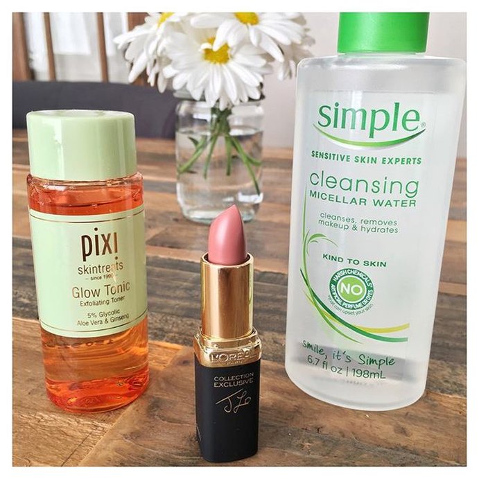 user image by @lovelylootapp, Pixi Skintreats Glow Tonic Glycolic Acid Exfoliating Toner