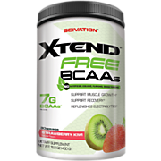 Shop Scivation Xtend Free BCAAs Muscle Growth + Recovery - Naturally Flavored Strawberry Kiwi (15.4 oz. / 30 Servings) and more