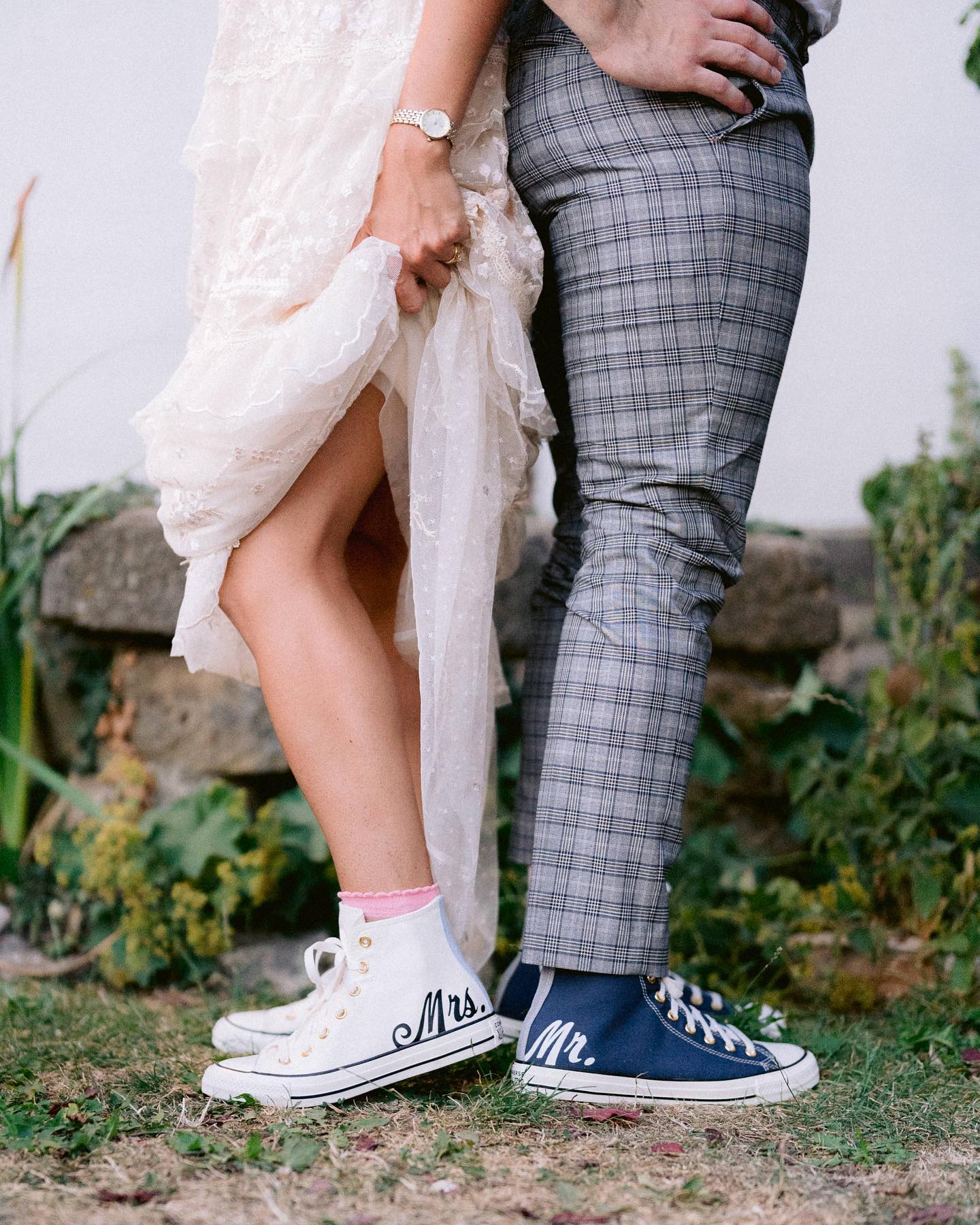 Wedding photos 2025 with converse shoes