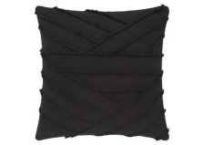 Shop Coussin avec franges Odessa 20x20 noir and more
