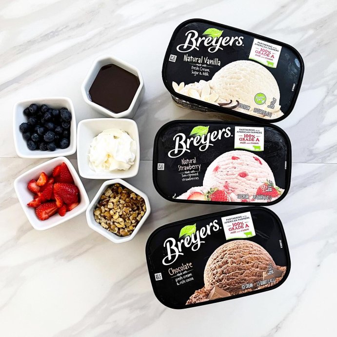 user image by @the_hadicks, Breyers All Natural Strawberry Ice Cream - 48oz