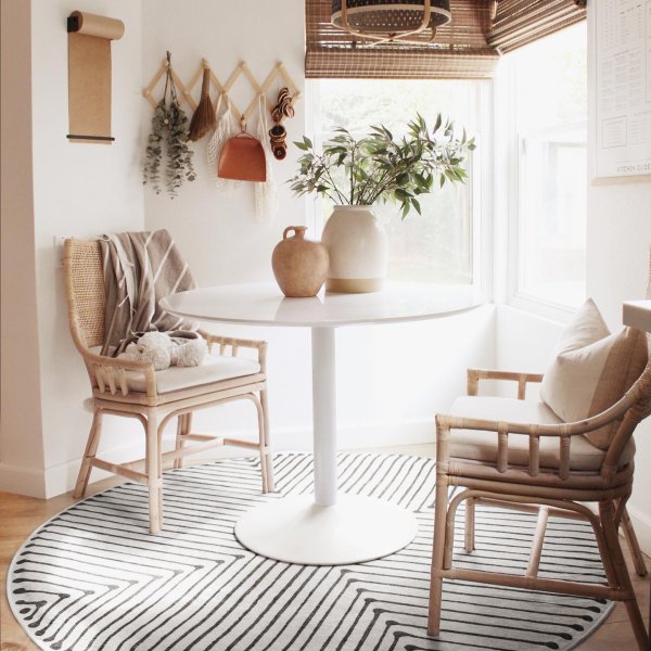 Jonathan Adler Inkdrop Black & Ivory Rug