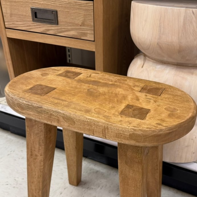 user image by @millennialhomefaves, Woodland Carved Wood Accent Table Brown - Threshold&#153;