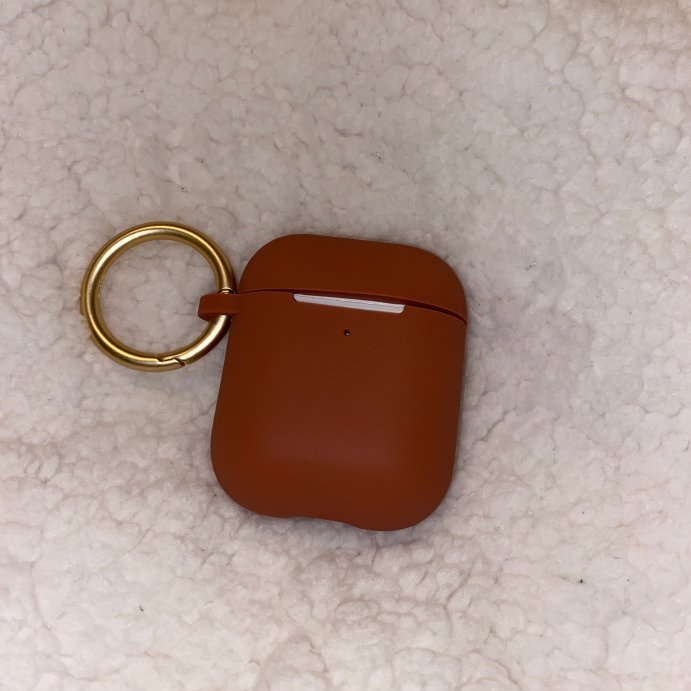 user image by addison, Apple AirPods (1/2 Generation) Silicone Case with Clip - heyday™