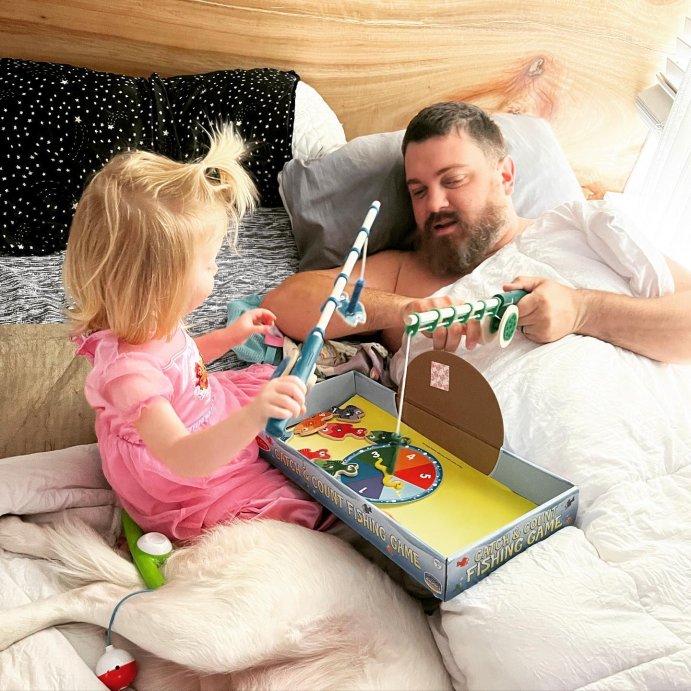 user image by @brightflgirl, Melissa &#38; Doug Catch &#38; Count Wooden Fishing Game with 2 Magnetic Rods