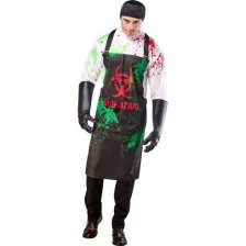 Shop Sinister Scientist Halloween Costume with Apron and Gloves, White, Adult, Assorted Sizes and more