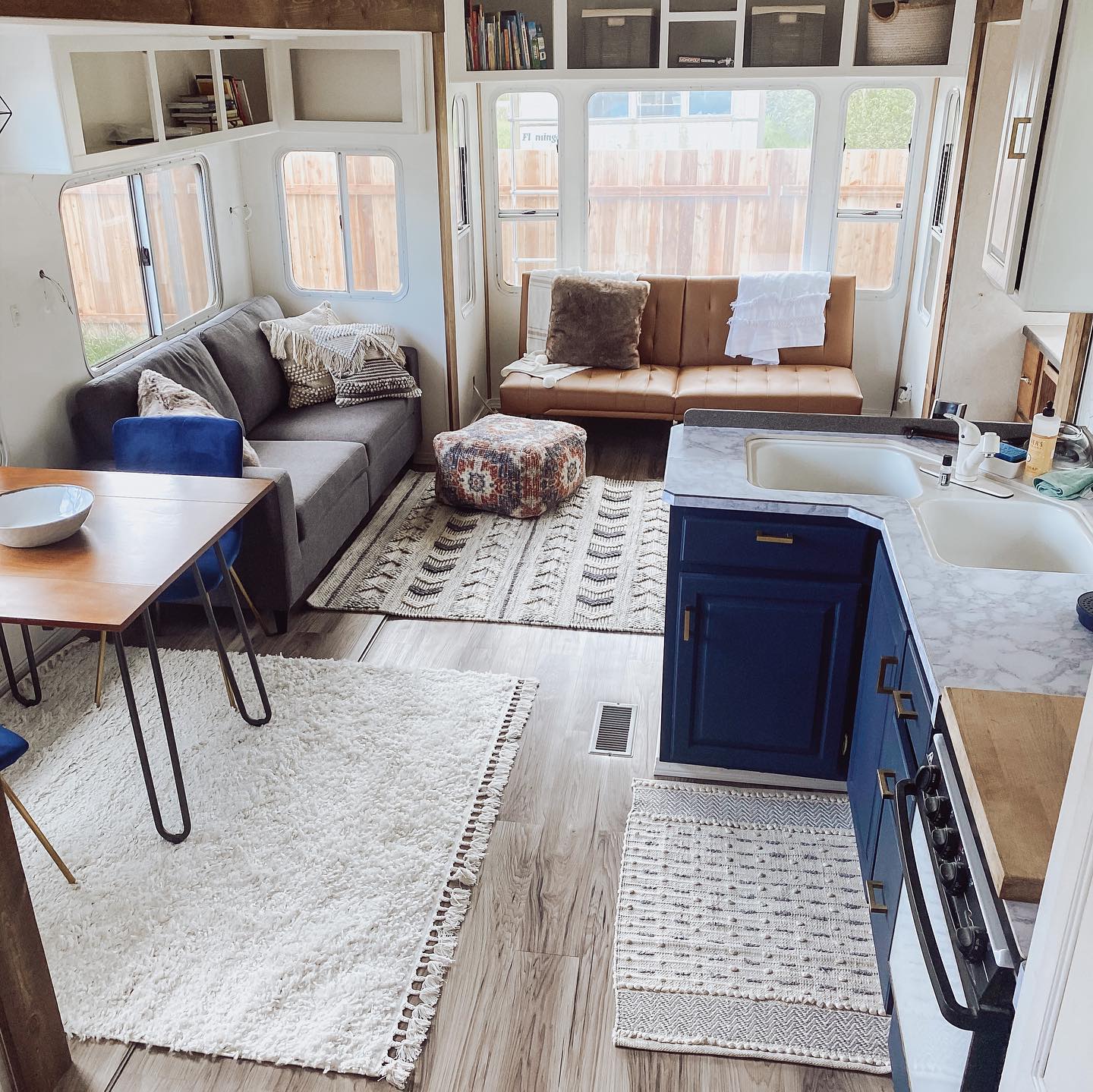 Tiny home living and dining Instagram Post