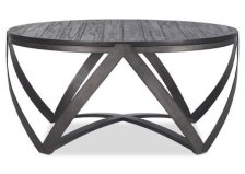 Shop Table basse ronde Argyle - Reviv charbon and more