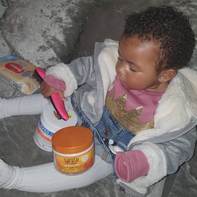 user image by @babygraceculture, Cantu Natural Hair Coconut Curling Cream with Shea Butter
