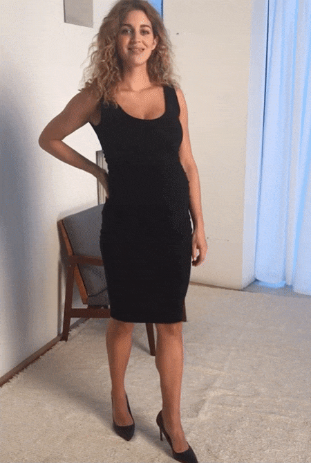 Shop Isabella Oliver Ellis Maternity Tank Dress-Caviar Black and more