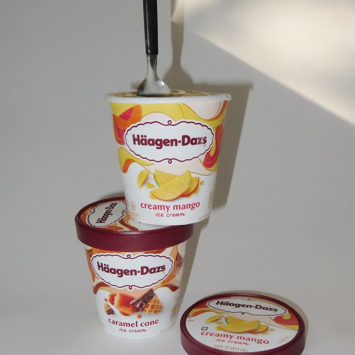 user image by @kyrawarnock, Haagen-Dazs Caramel Cone Ice Cream - 14oz
