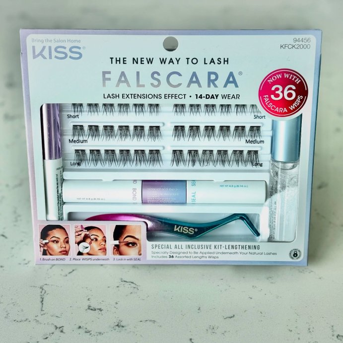 user image by @gigi_dee, KISS Products Falscara Lash Extension Kit - Lengthening Wisps - 36ct