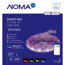 Shop NOMA iQ™ Smart Wi-Fi Dimmable LED Light Strip, 300 Lumens, Warm White/Full Colour, 5m and more