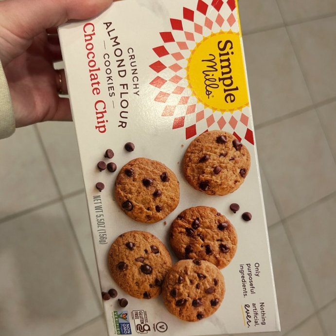 user image by @_sydney_seibert_, Simple Mills Crunchy Chocolate Chip Cookies - 5.5oz