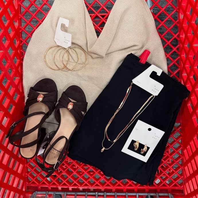 user image by @_targetxbri, Women's Sleeveless Tie-Collar Pullover Sweater - Wild Fable™