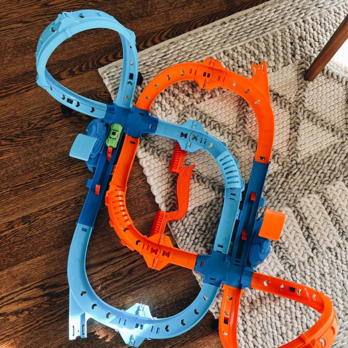 user image by styledsnapshots, Hot Wheels Ultra Hots Blast Launch Face-Off Track Set with 2 1:64 Scale Toy Cars