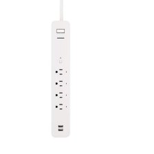 Shop NOMA iQ 4-Outlet & 2 USB Port Smart Wifi Power Bar w/ Surge Protector, 4-ft Cord, 300 Joules, Alexa and Google Assistant Compatible, White and more