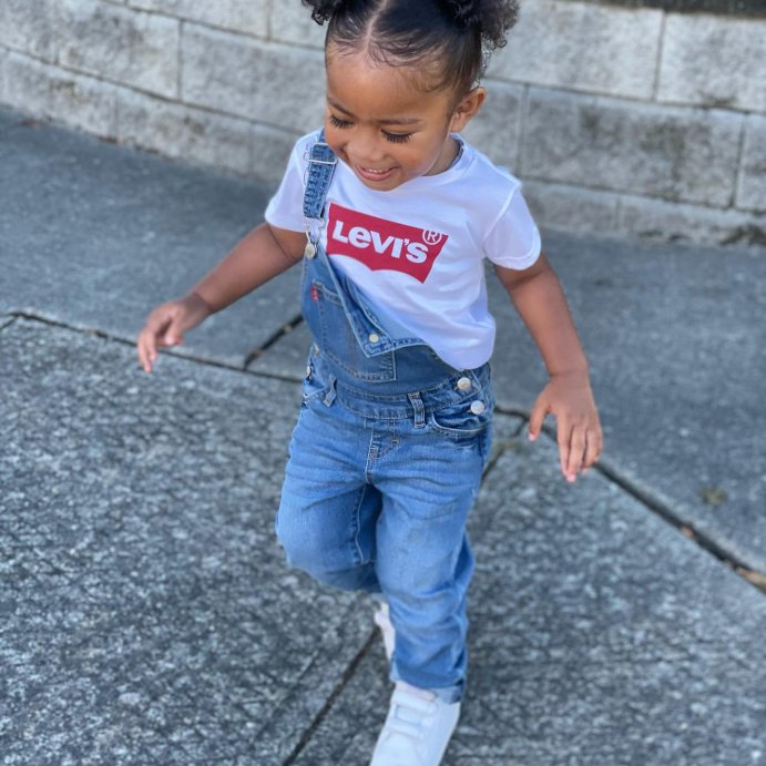 user image by @jnaico15, Levi's® Girls' Overalls - West Lake Medium Wash
