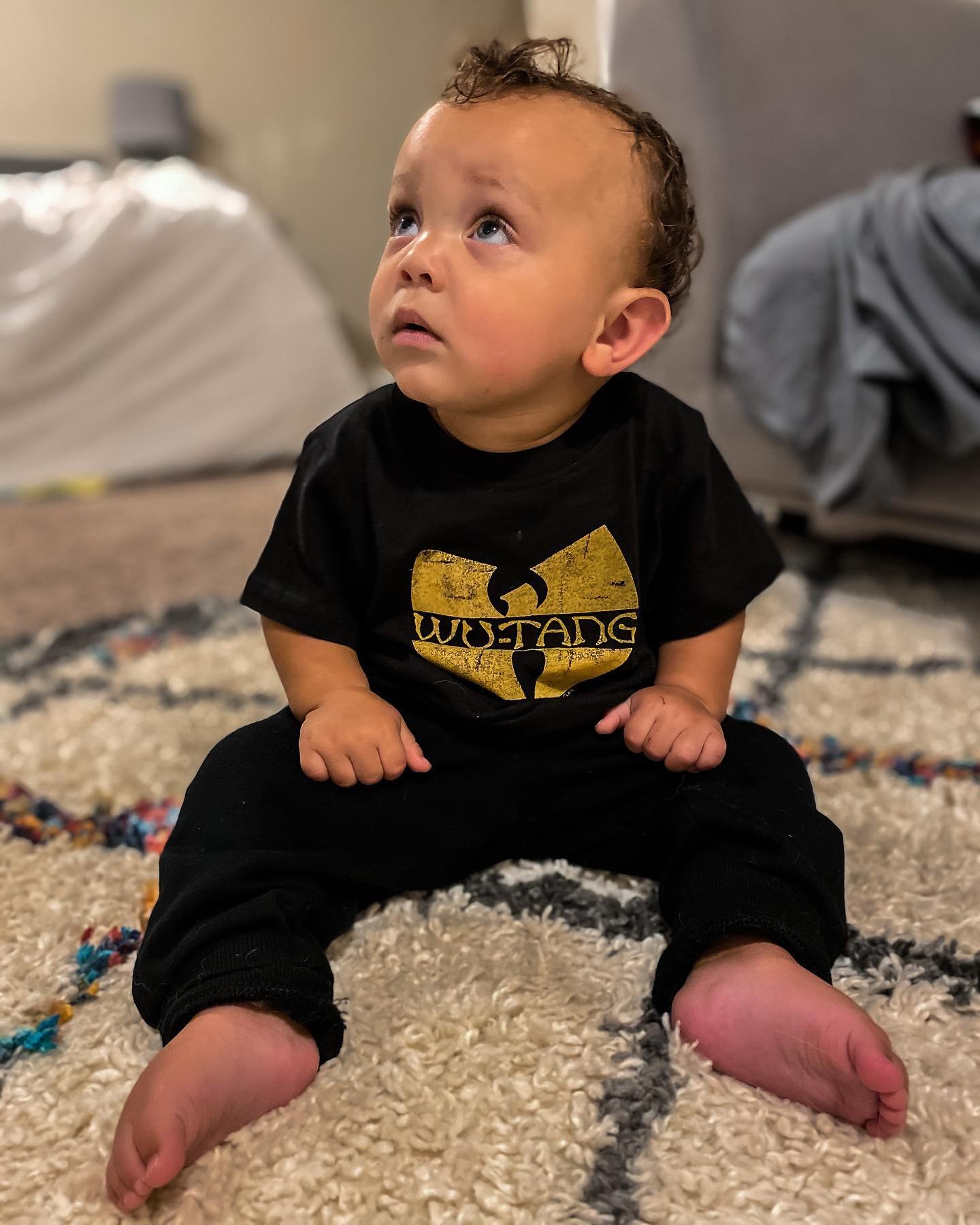 user image by @babygrayy__, Toddler Boys' Hip Wu Tang Short Sleeve T-Shirt - Black