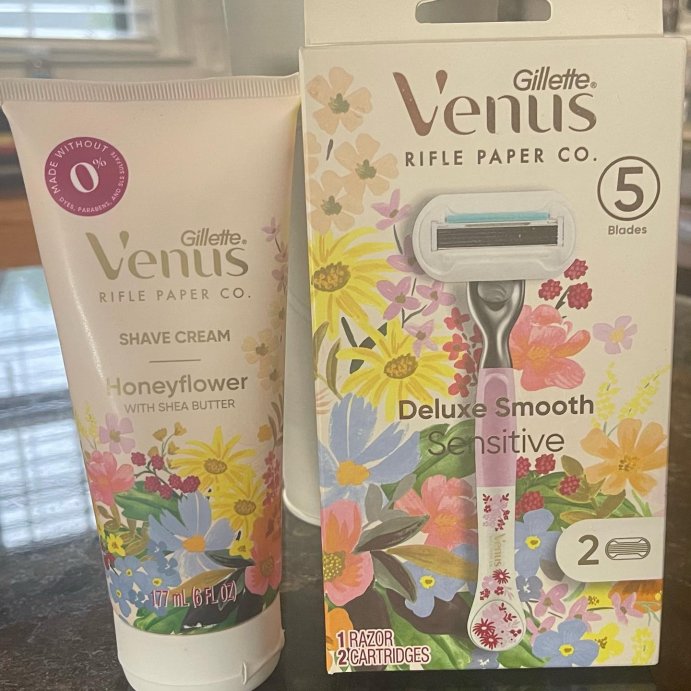 user image by @living_life_1966, Rifle Paper Co. + Venus Pure Honeyflower Shave Cream - 6 fl oz