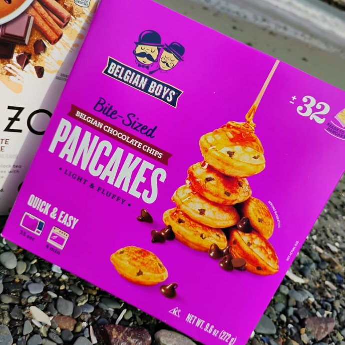 user image by @missxmachina, Belgian Boys Bite-sized Chocolate Chip Pancakes - 9.6oz