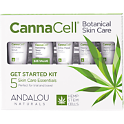 Shop Andalou Naturals Cannacell Botanical 5 Skin Care Essentials Kit made with Organic Hemp Seed Oil (1 Kit) and more
