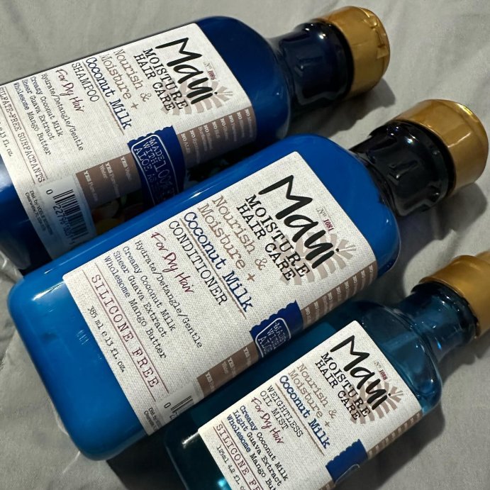 user image by @kaylar0319mulover, Maui Moisture Nourish & Moisture + Coconut Milk Shampoo for Dry Hair - 13 fl oz