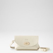 Shop Bridget Leather Convertible Crossbody, Ivory and more