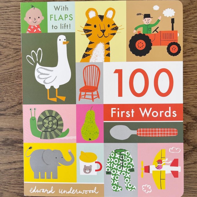 user image by @homewithmiy, 100 First Words - By Various ( Hardcover )
