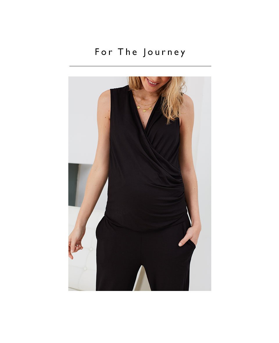 Shop Isabella Oliver Zoey Maternity Jumpsuit-Caviar Black and more