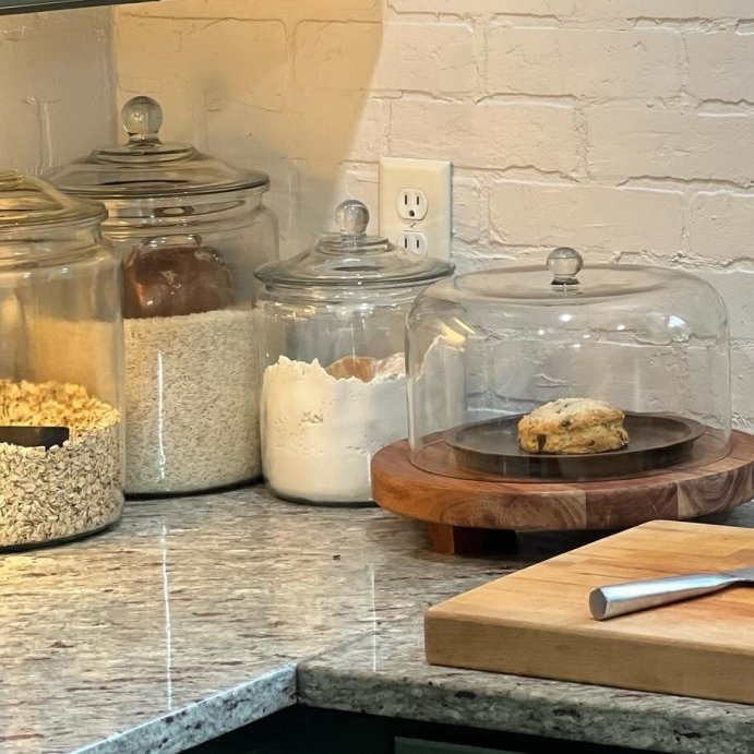 user image by @ourliferoute, 75oz Glass Jar and Lid - Threshold&#8482;: Clear Food Storage, Candy &#38; Cookie Jar, Hand Wash, 8.4&#34; Height