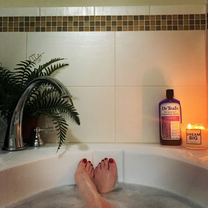 user image by @sstavit14, Dr Teal&#39;s Soothe &#38; Sleep Lavender Foaming Bubble Bath - 34 fl oz