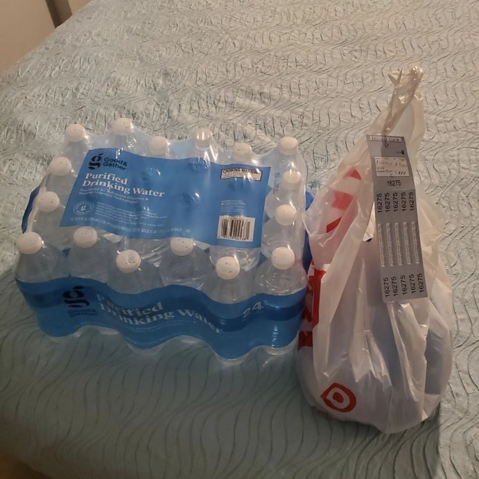 user image by @thedavidcarlton, Purified Drinking Water - 24pk/16.9 fl oz Bottles - Good & Gather&#8482;