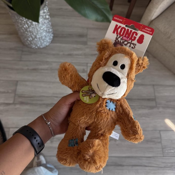 user image by @teodorosaac, KONG Wild Knots Bear Dog Toy - Light Brown - M/L
