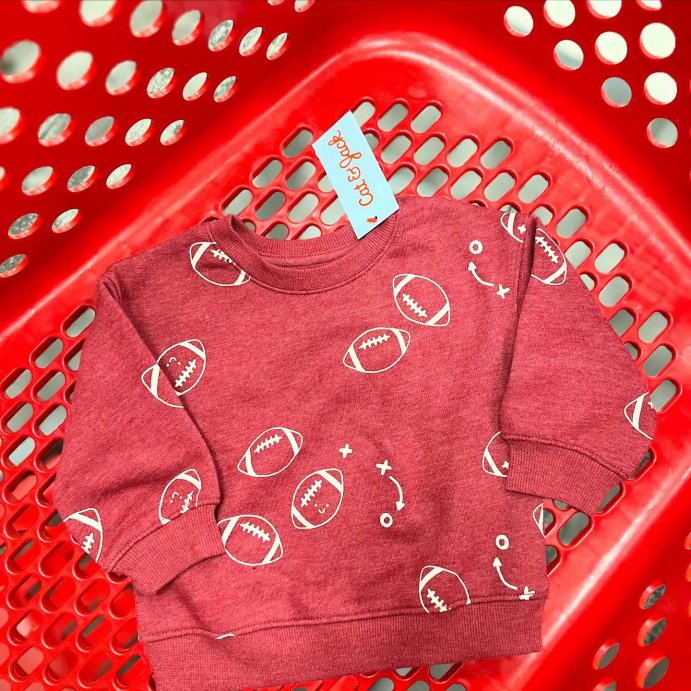 user image by @catandjackbytarget, Toddler Boys' Fleece Crew Sweatshirt - Cat & Jack™