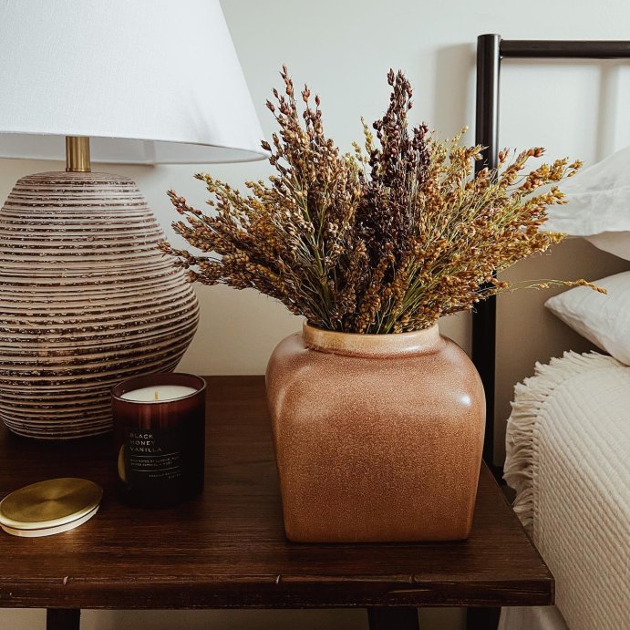 user image by @emarie_holms, 8oz Lidded Glass Jar Black Honey Vanilla Candle - Threshold&#8482;: Soy &#38; Coconut Wax, 30hr Burn Time