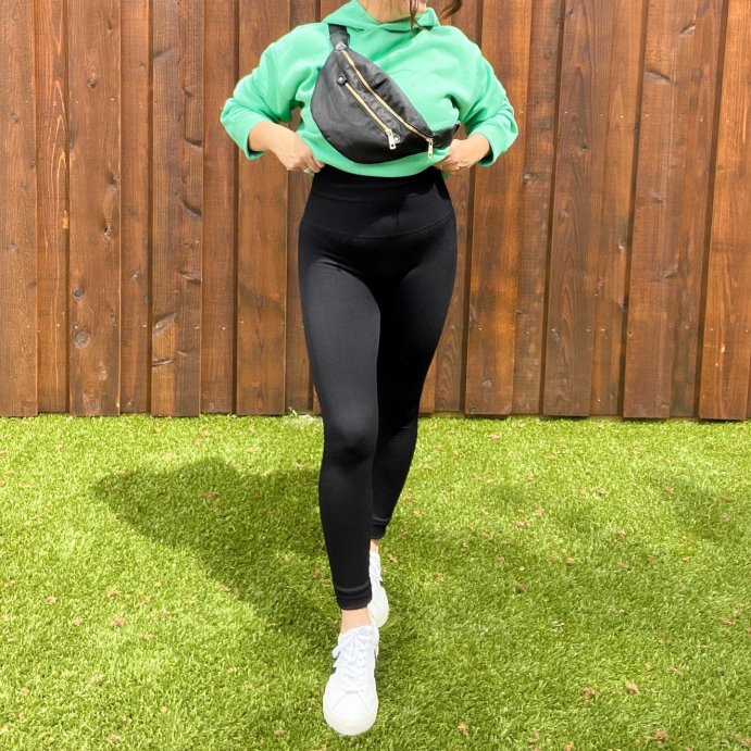 user image by @style_talk_kl, ASSETS by SPANX Women's Seamless Leggings - Black