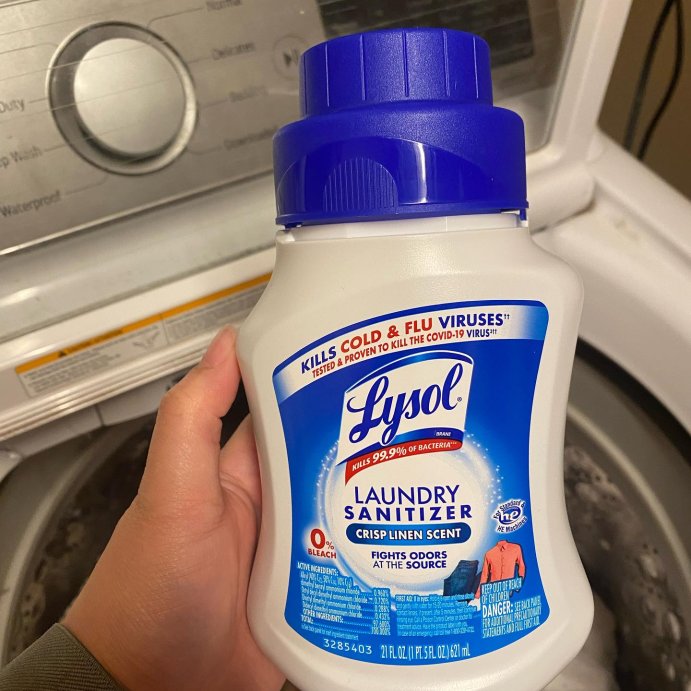 user image by @kunah5, Lysol Crisp Linen Scented Laundry Sanitizer