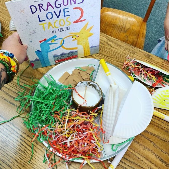 user image by @prek_the_aloha_way, Dragons Love Tacos : The Sequel (Hardcover) (Adam Rubin)