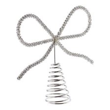 Shop CANVAS Holiday Homecoming Collection Sparkle Bow Tree Topper, 9-in and more