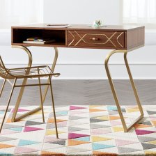 Shop Kids Wood and Metal Inlay Desk and more