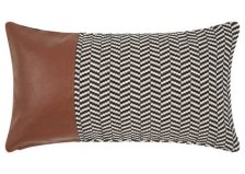 Shop Robson Pillow 12"x22" Black/White/Tan and more
