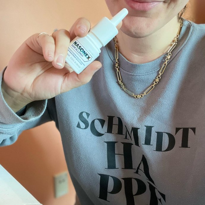 user image by @merelygrace, Nasonex 24HR Non Drowsy Mometasone Furoate Allergy Medicine Nasal Spray - 60 Sprays - 0.34 fl oz