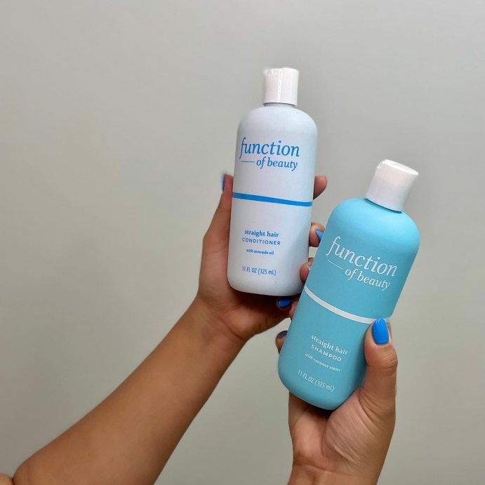 user image by @jennybdoll, Function of Beauty Custom Straight Hair Conditioner Base with Avocado Oil - 11 fl oz